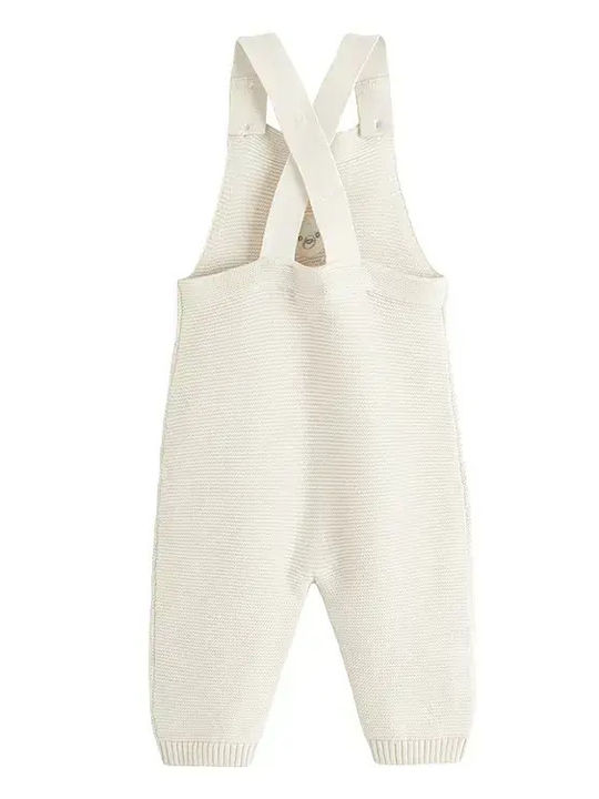 Kids Clothing Set with Dungarees Winter 2 Pieces Beige