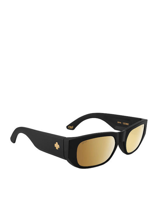 Spy Soft Matte Unisex Ochelari de soare cu Negru Cadru și Negru Polarized Oglindă Lentilă 1800000000051