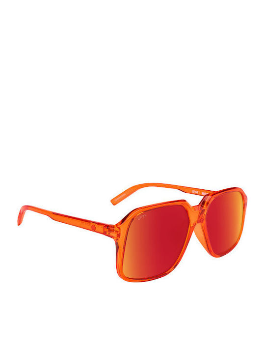 Spy Bronze Unisex Sunglasses with Orange Frame and Orange Polarized Mirror Lens 1800000000063