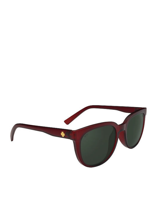 Spy Bewilder Matte Unisex Ochelari de soare cu Roșu Cadru și Roșu Polarized Lentilă 6700000000244