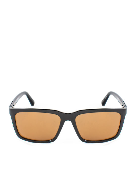 Guess Sunglasses Μαύρα with Acetate Frame & Brown Lens Guess Sunglasses Μαύρα with Acetate Frame & Brown Lens