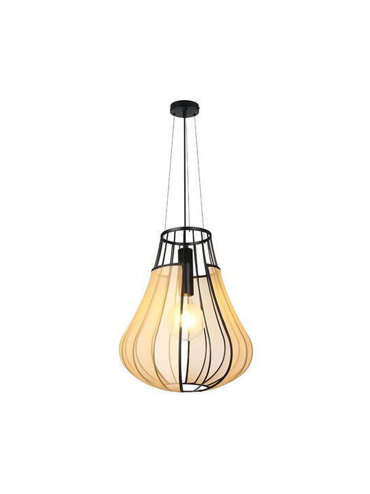 V-TAC Pendant Light Black with Socket E27 42x50cm