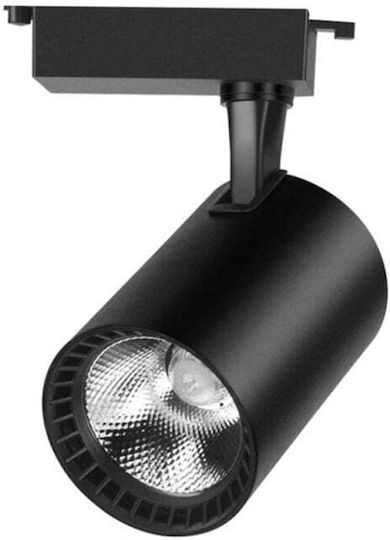 LED Студено бяло Спот с 10 Светлини в Черен Цвят