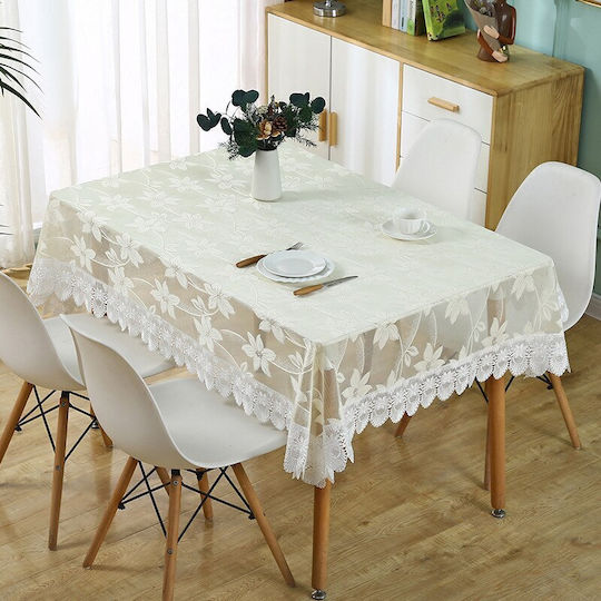 Tischtuch Beige 150x150cm