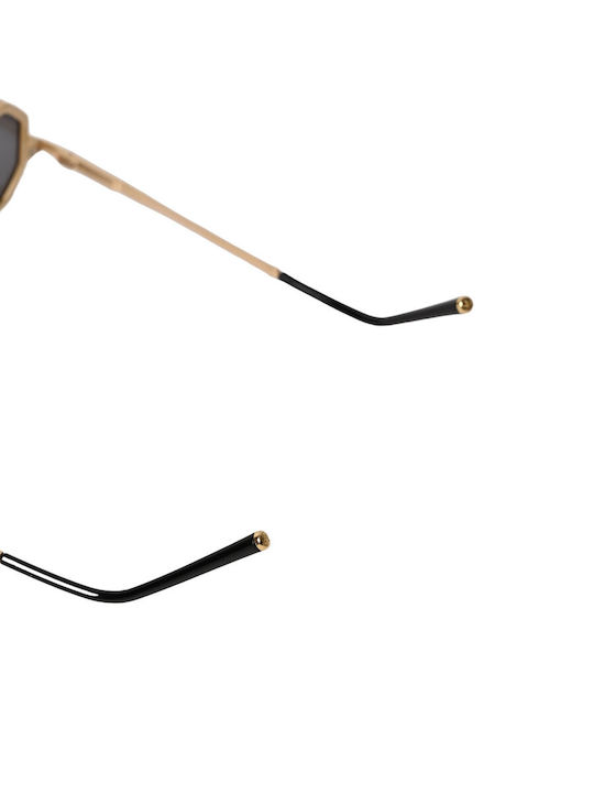 AV Sunglasses Moda Unisex Γυαλιά Ηλίου με Χρυσό Μεταλλικό Σκελετό 110-Moda Matt