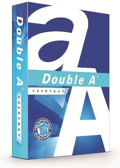 Double A White Copier Paper A4 70g/m² 500 Sheets Ream Class A Double A Everyday