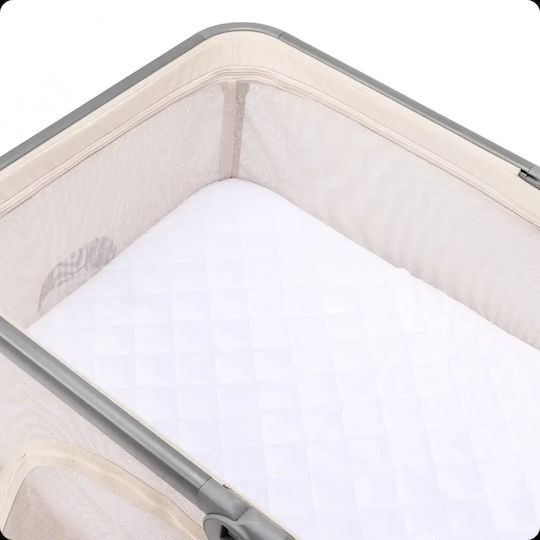 Kidnort Loc de joacă cu Saltea Negru 63.2x77cm