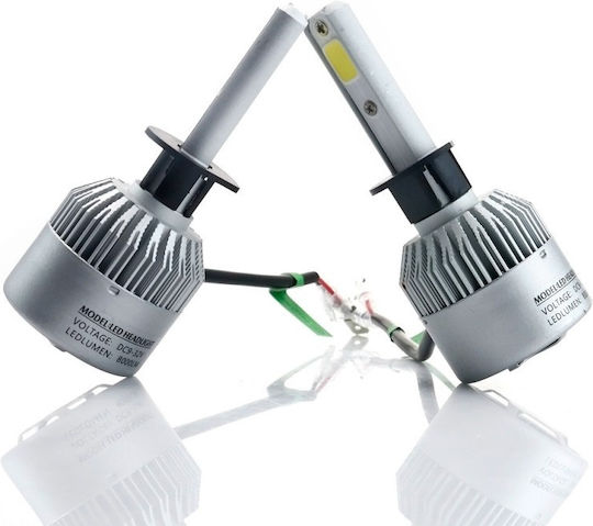 Lămpi Autoturismului S2 / H1 Canbus LED 6500K Alb rece 12-24V / 36V 36W 2buc
