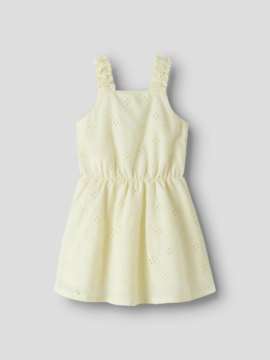 Kinderkleid Ärmellos Yellow