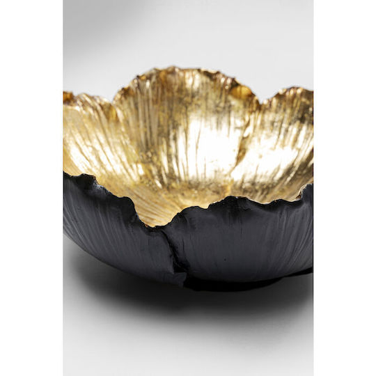 Kare Design Dekorative Schüssel Aluminium Schwarz 25x25cm 1Stück