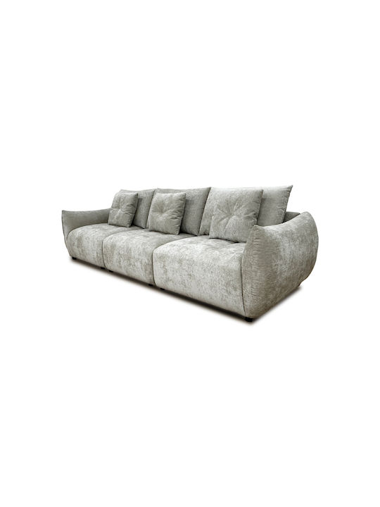 Liberta Dreisitzer Sofa Grau 313x100x89cm