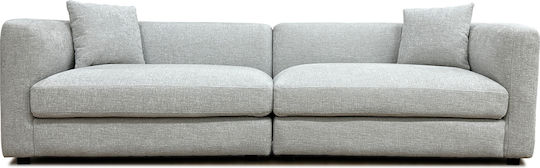 Alba Триместен Диван Текстил Off White 256x88x70см.