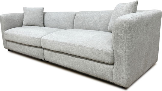 Alba Триместен Диван Текстил Off White 256x88x70см.
