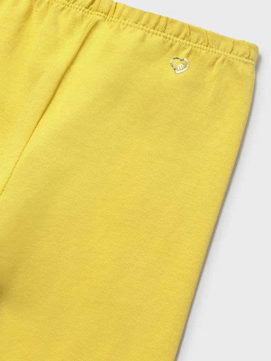 Kids Legging Short Yellow