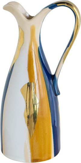 Artekko Ekko Dekorative Keramik Krugvase Mehrfarbig 14,5x12,5x31,5 cm