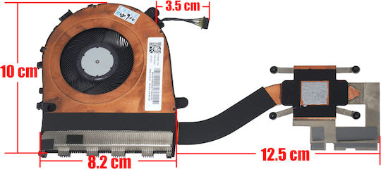 Laptop Fan CPU Cooling Fan Lenovo Thinkpad E16 Gen 2 21m5 21m6 E14 Gen 6 21m3 21m4 5h41b77457 5h41b77456 At39n001vv0 At39n001tb0 Le462 Thermal Module Uma Heatsink 5pin Code 81662