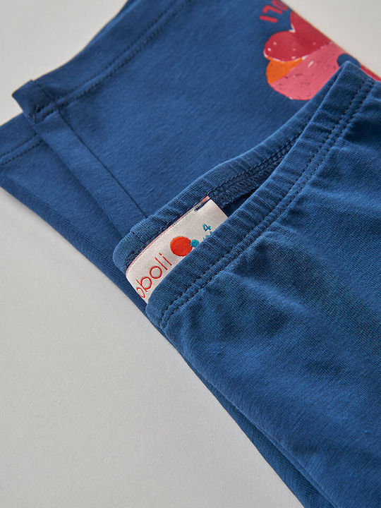 Kinderleggings Capri Blau