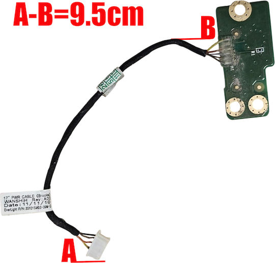 Flex Cable with Power Button for Laptop Dell Precision M4600, M6600