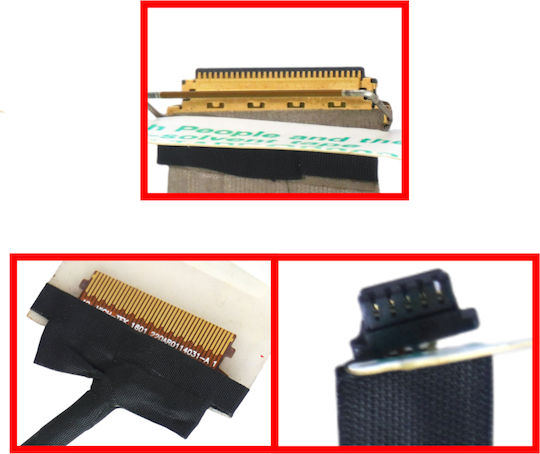 Καλωδιοταινία Οθόνης για Laptop Acer Aspire E5-722, E5-772, E5-722G, E5-772G, E5-773, E5-773G