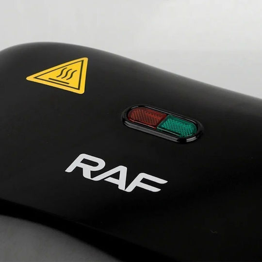 Raf Τοστιέρα για 2 Τοστ 750W Μαύρη