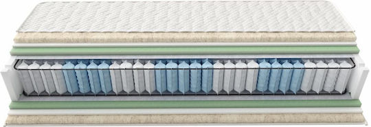 Strom Eco Silver Μονό Ανατομικό Στρώμα 90x200cm με Ανεξάρτητα Ελατήρια