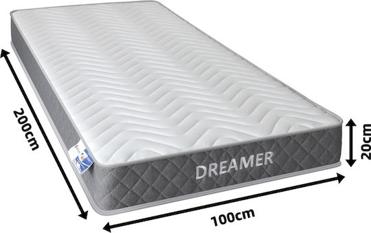Pakketo Dreamer Единичен Анатомичен Матрак Двустранно 100x200x20см