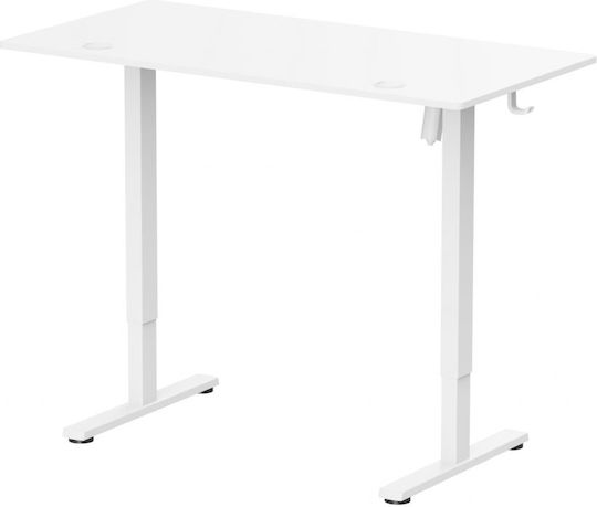 Birou Electric Ascend cu Înălțime Reglabilă 120x60x73 cm Alb