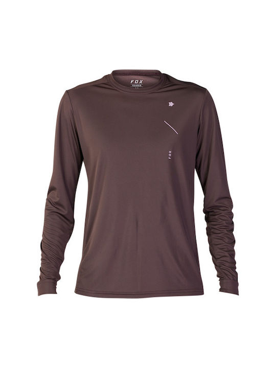 Fox Ranger Long Sleeves Cycling Jersey Purple