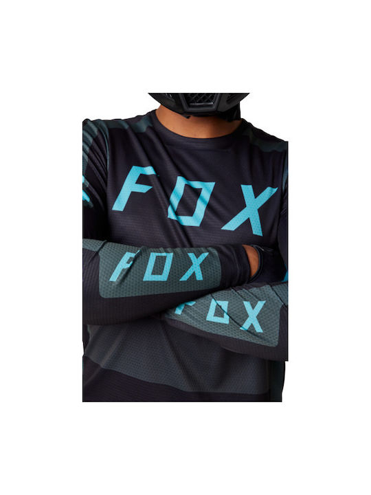 Fox Defend Lange Ärmel Radtrikot Grün