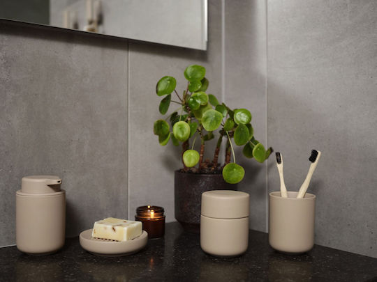 Zone Denmark Stoneware Ποτηροθήκη Κεραμική Καφέ