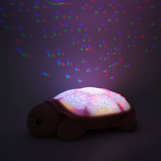 Cloud b Nursery Night Light LED Turtle Power Pink