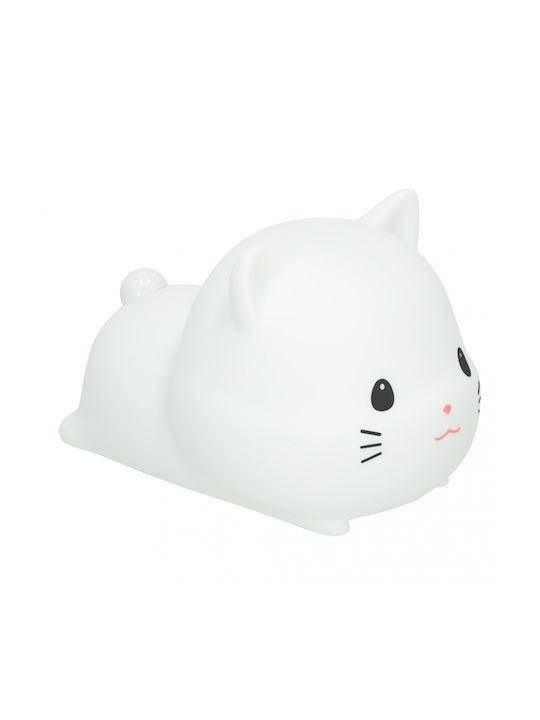 ikonka Kids Decorative Lamp White 15x11x10εκ.