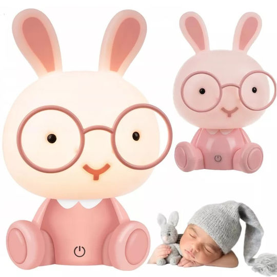 NICEkids LED Детско Декоративно Осветление Touch Розов 23x14см