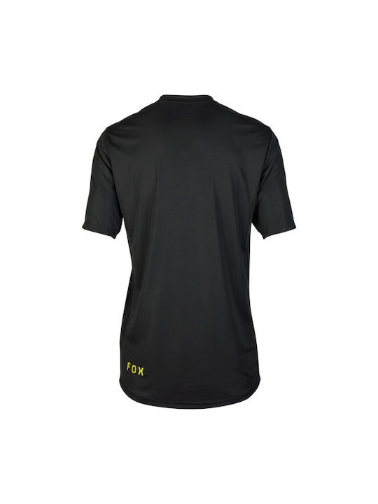 Fox Ranger Ss Ανδρική Κοντομάνικη Μπλούζα Mountain Bike Μαύρη