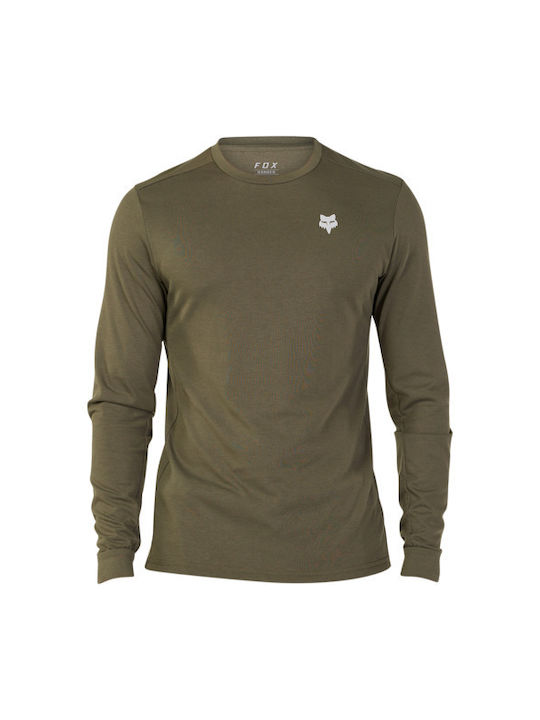Fox Ranger Long Sleeves Cycling Jersey Green