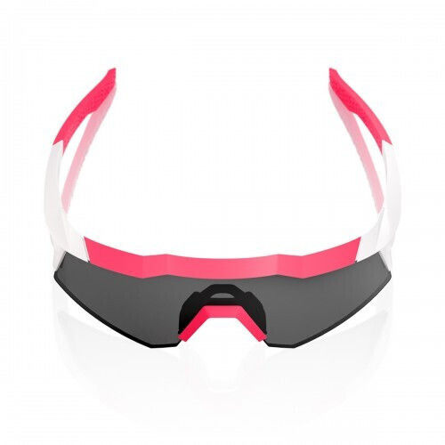 100% Cycling Glasses Speedcraft XS with Pink Frame & Dark Lenses