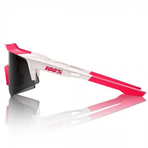 100% Cycling Glasses Speedcraft XS with Pink Frame & Dark Lenses