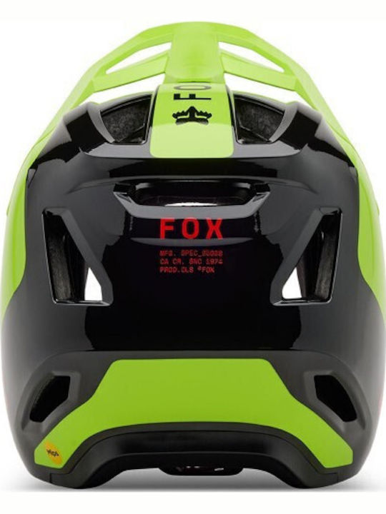 Fox Rampage Κράνος Ποδηλάτου Downhill Κίτρινο