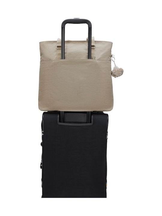 Damentasche Schultertasche Beige