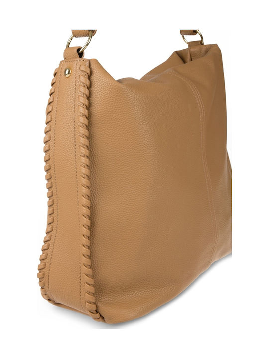 Damentasche Schultertasche Beige