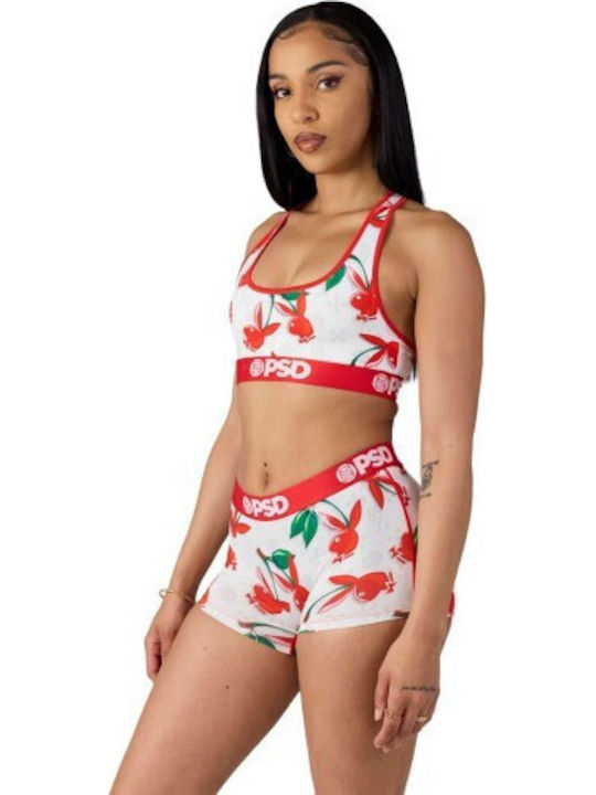 Women's Sports Bra without Padding Cherry