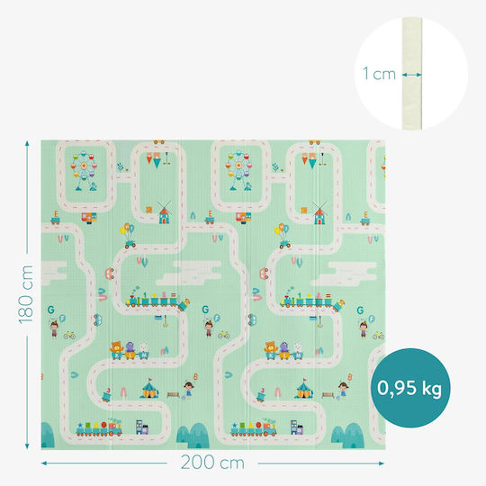 ikonka Χαλάκι Δραστηριοτήτων Cars Πολύχρωμο 180x200cm