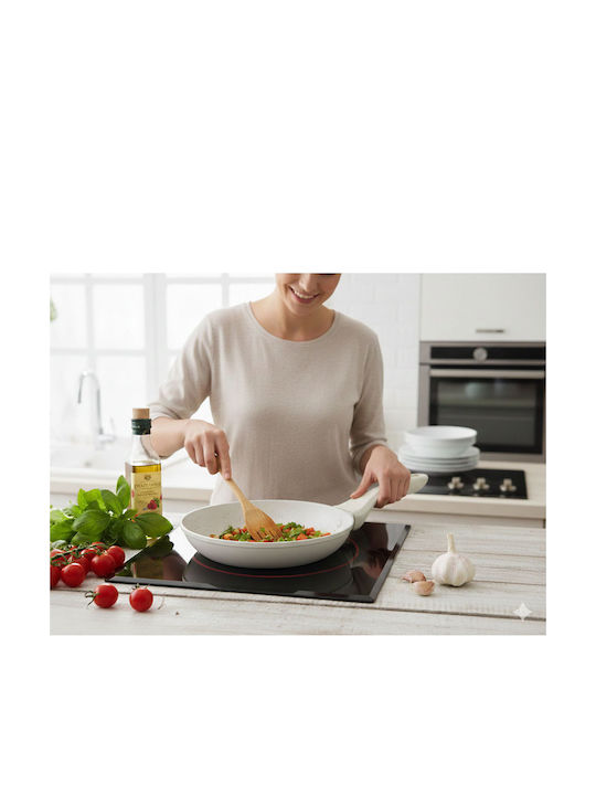Cheffinger Set de tigăi din aluminiu Pink cu strat antiaderent CF-FA03Beige 3buc