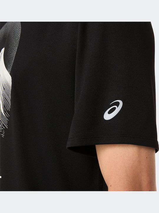Fujitrail Logo Αθλητικό T-shirt Μαύρο