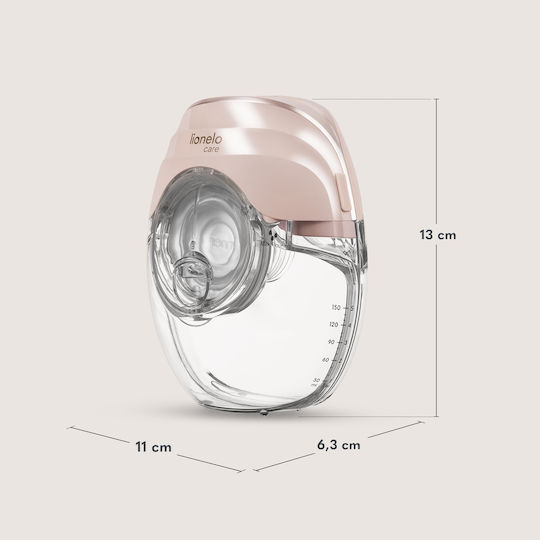 Lionelo Pompa de sân simplă electrică Fidi Free Slim Roz