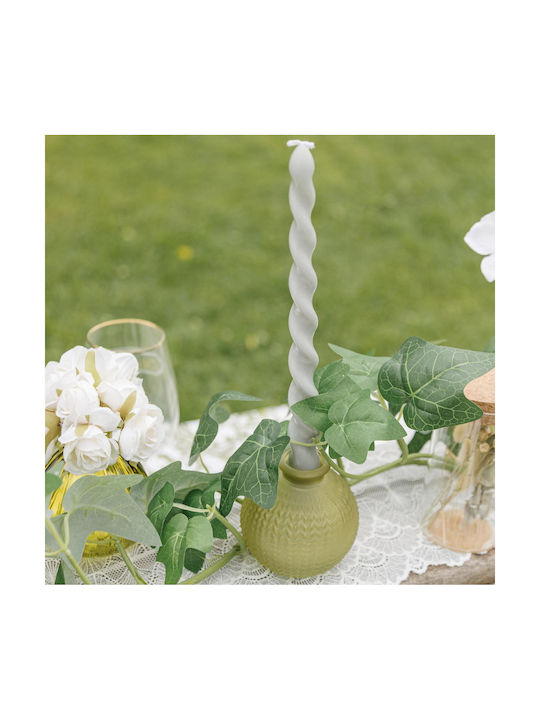 Beauty Home Vază Decorativă Sticlă Alice Verde 8.5cm 1buc