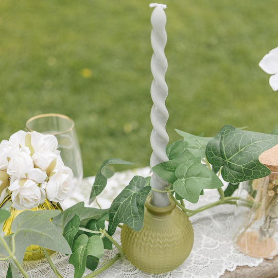 Beauty Home Βάζο Γυάλινο Alice Πράσινο Y8.5cm Beauty Home Βάζο Γυάλινο Alice Πράσινο Y8.5cm