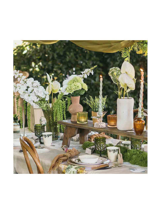 Beauty Home Decorative Vase Thalya White 18cm