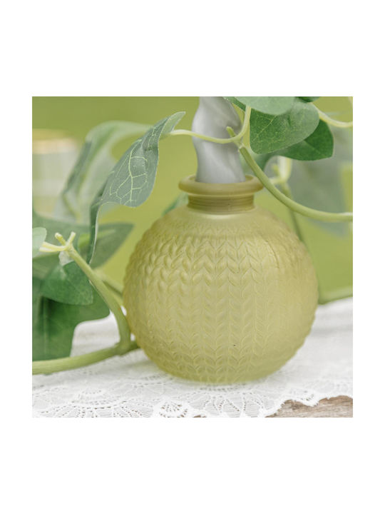 Beauty Home Vază Decorativă Sticlă Alice Verde 8.5cm 1buc