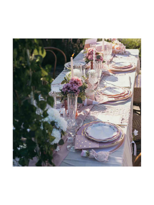Beauty Home Vază Decorativă Sticlă Jeanne Roz 10.5cm 1buc
